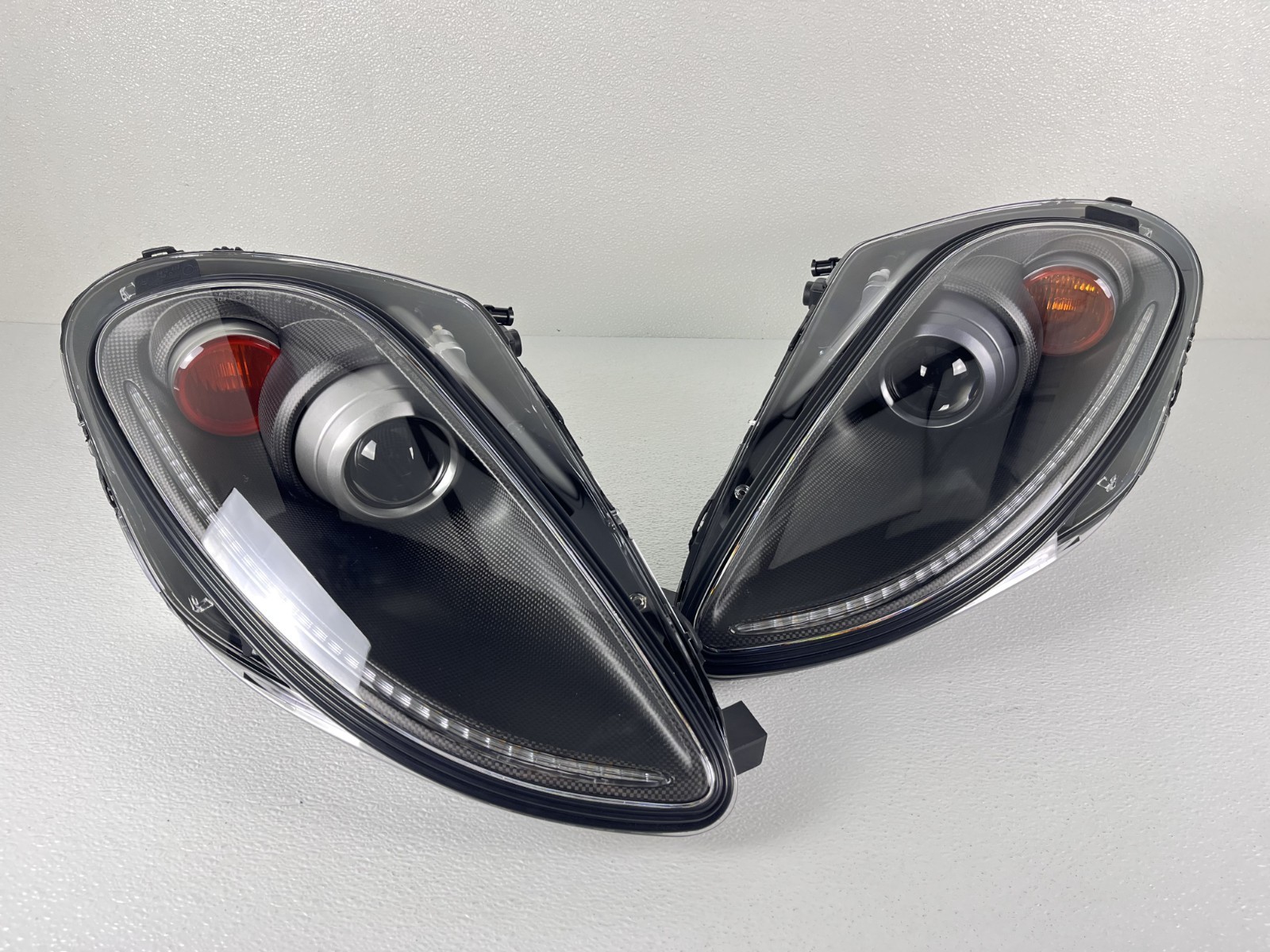 2005-2010 FERRARI F430 RIGHT PASSENGER LEFT DRIVER HID XENON CARBON HEADLIGHT