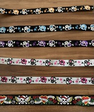 Ripsband Webband Totenkopf Skull Ca. 22m