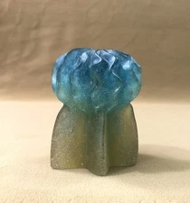 sculpture CACTUS pâte de verre signé DAUM FRANCE par HILTON MAC CONNICO cristal