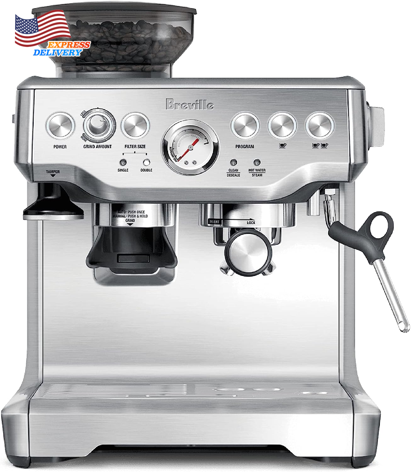 Barista Express Espresso Machine Brushed Stainless Steel FREE SHIPPING USA