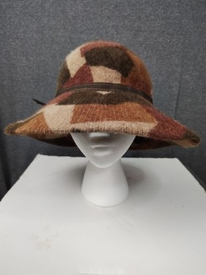 Albertus Swanepoel Brown Bucket Style Hat O/S #1108435 Rabbit Hair