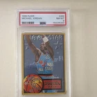 1996 Fleer Michael Jordan NBA All-Star 10 Retro #282 PSA 8 Graded Card