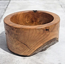 VTG Artisan Hand-Turned Natural Live Edge Burl Wood Bowl 5.5 X 3 Erosion Bowl