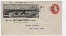 1912 Pontiac MI ad cover Meadows Manufacturing Co allover reverse [H.6462]