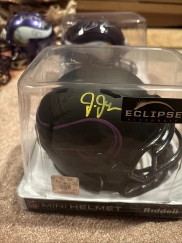 Minnesota Vikings Signed Mini Helmet With Coa