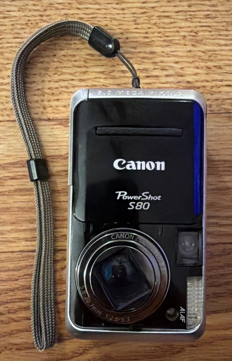 Canon PowerShot S80 Digital Cameras 8-9.9 MP Maximum Resolution