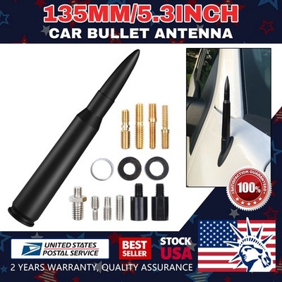 BLACK BULLET ANTENNA 50 CAL for CHEVROLET SILVERADO 1500/2500/3500/GMC SIERRA
