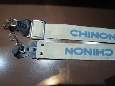 Iconic Blue and grey suedette chinon Camera Strap. Vintage retro. - Image 1 of 4
