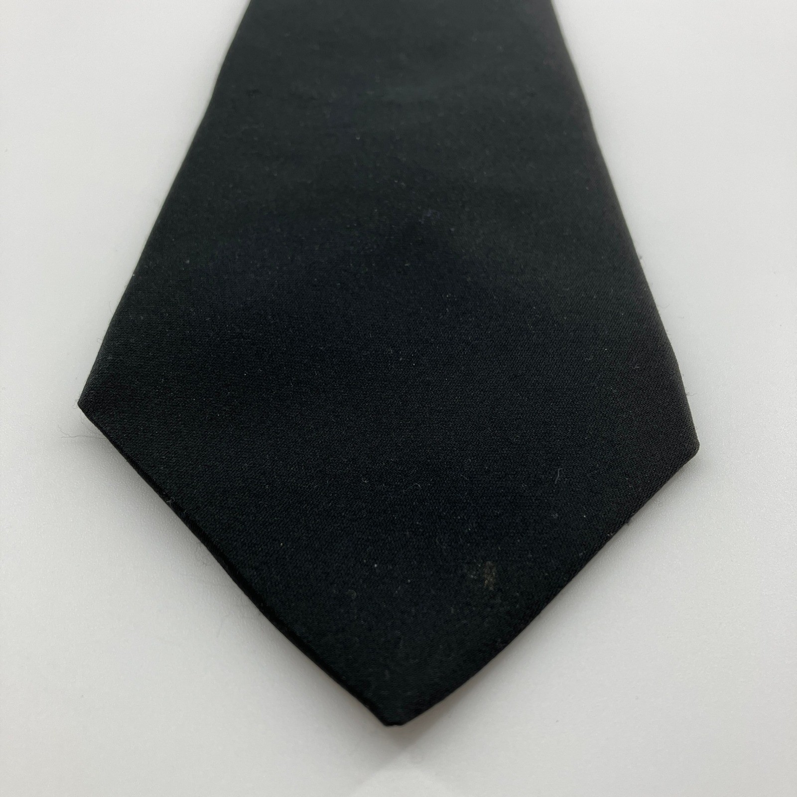 David Taylor Black Solid Textured Polyester Mens … - image 1