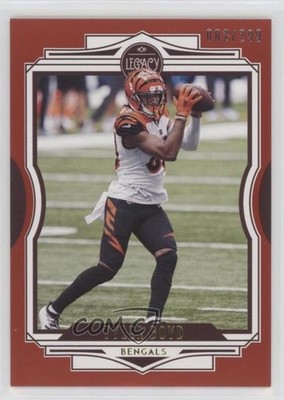 2021 Panini Legacy Red 82/299 Tyler Boyd #19 y0i