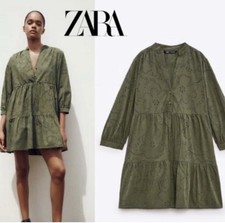 zara  Green Mini Dress Women’s Size XS