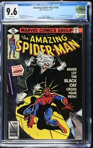 Amazing Spider-man 194 Cgc 9.6 1979 Marvel 1st Felicia Hardy Black Cat