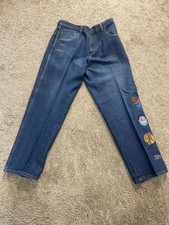 Vintage Harlem Globetrotters Pants Mens 38x34 Blue Basketball Platinum FUBU