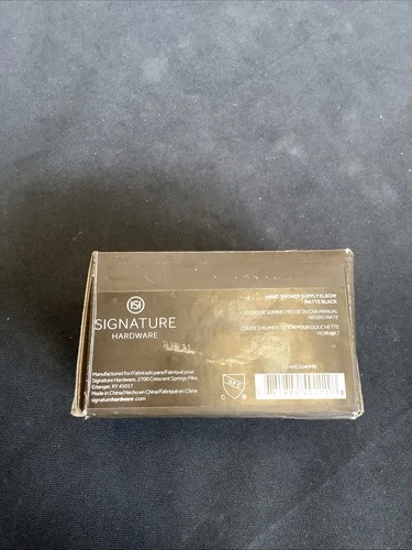 Signature Hardware Handshower Supply Elbow. Matte Black. SHWE2040MB @35 - Picture 6 of 6