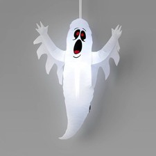 Hyde EEK LED Hanging Ghost Inflatable 3.5ft Spooky Halloween Decoration White