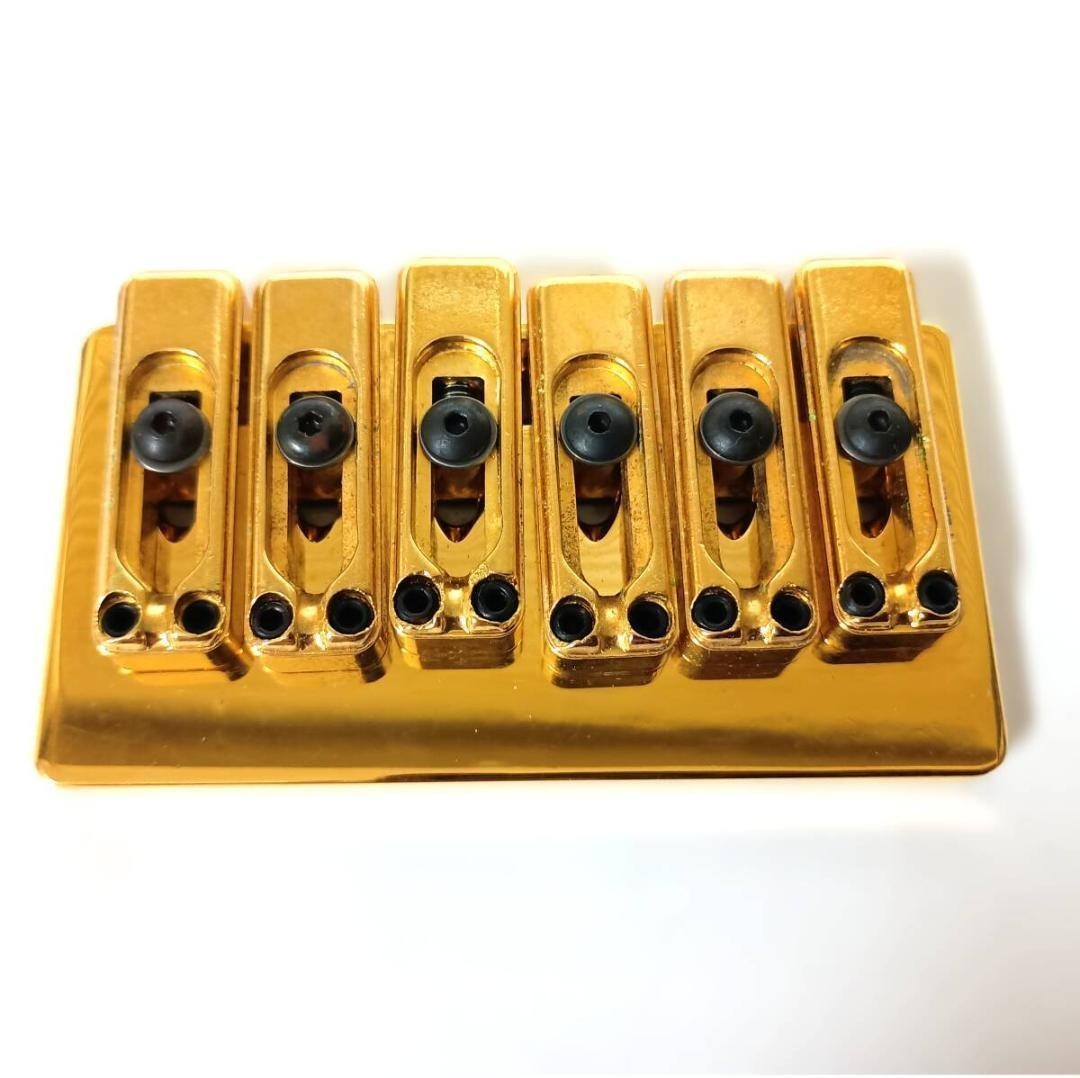 Wilkinson style guitar bridge gold