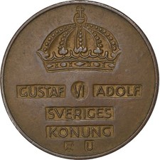 Schweden, Gustaf VI, 2 &Ouml;re, 1967, Bronze, SS, KM:821