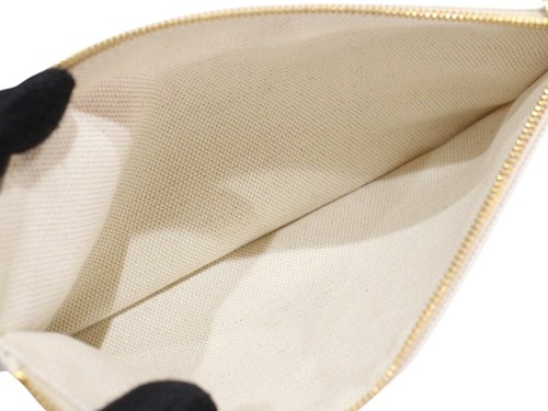 BOTTEGA VENETA Arco Tote Bag Canvas x Leather White x Black Women's Men's Unisex - Picture 2 of 17