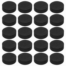 32Pcs Speaker Isolation Pads, 35mmx12mm Black Round EVA Acoustic Foam Pads Feet