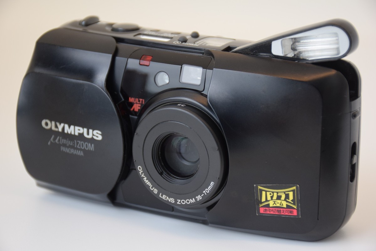NEAR MINT] OLYMPUS μ mju Zoom Panorama 35-70mm Film Camera