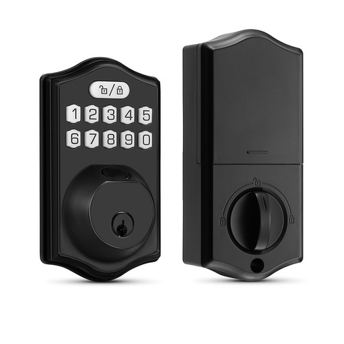 Fingerabdruck Türschloss Code mit hintergrundbeleuchteter Tastatur und Low Powe - Bild 5 von 32