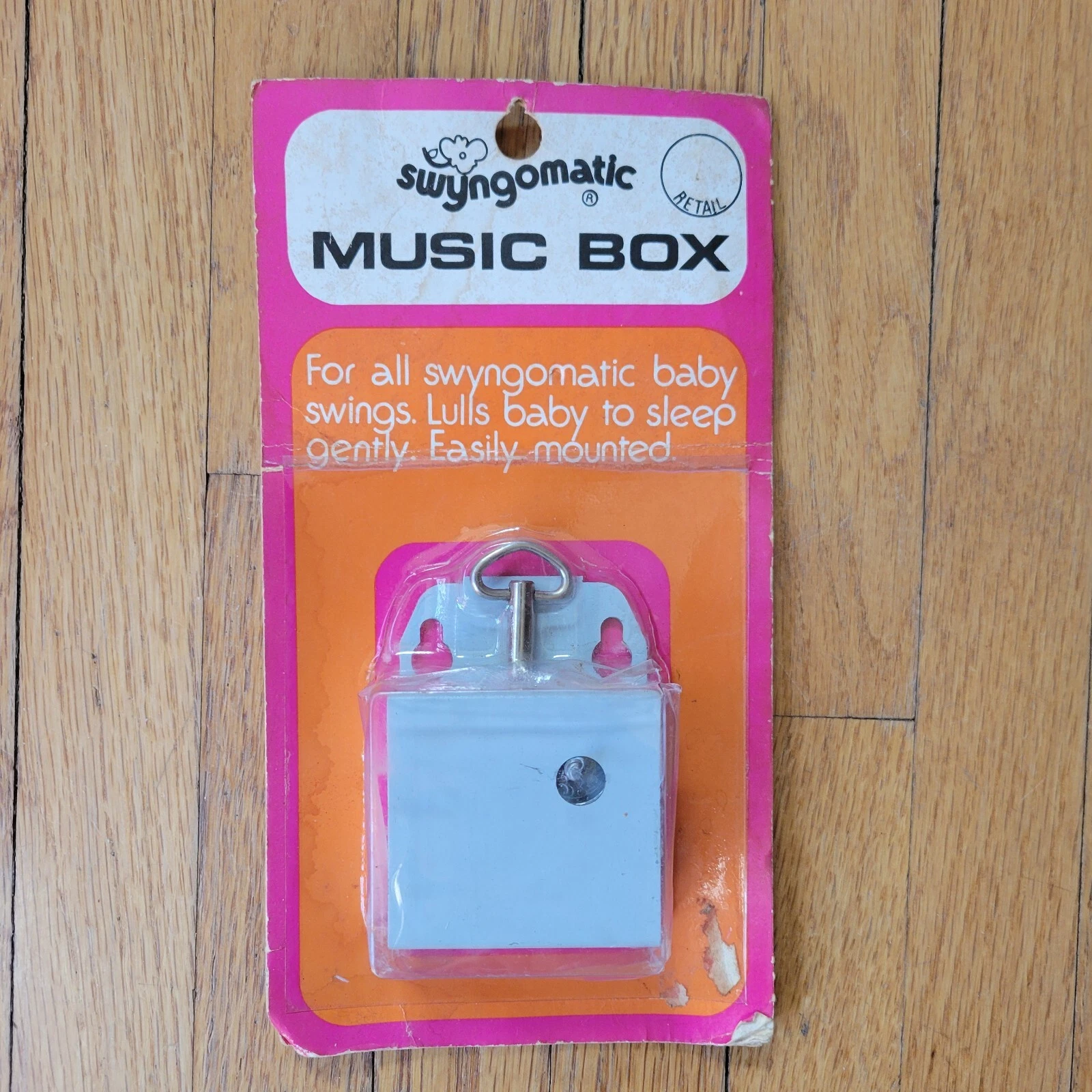 NEW SEALED Vintage Swyngomatic Baby Swing Replacement Music Box Wind Up Graco