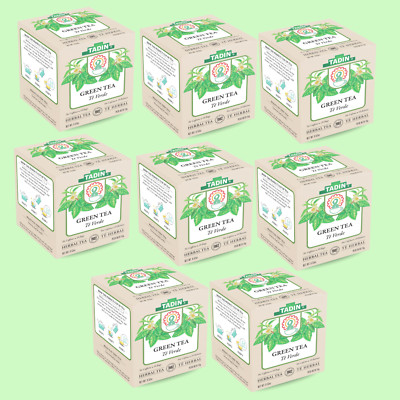 Tadin Green Tea , 10 Bags 0.53 fl oz, Refreshing & Smooth Blend (8-Pack)
