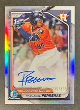 ⚾(you pick) Houston Astros 2024 Bowman CHROME (autos, parallels) 🔵🟠