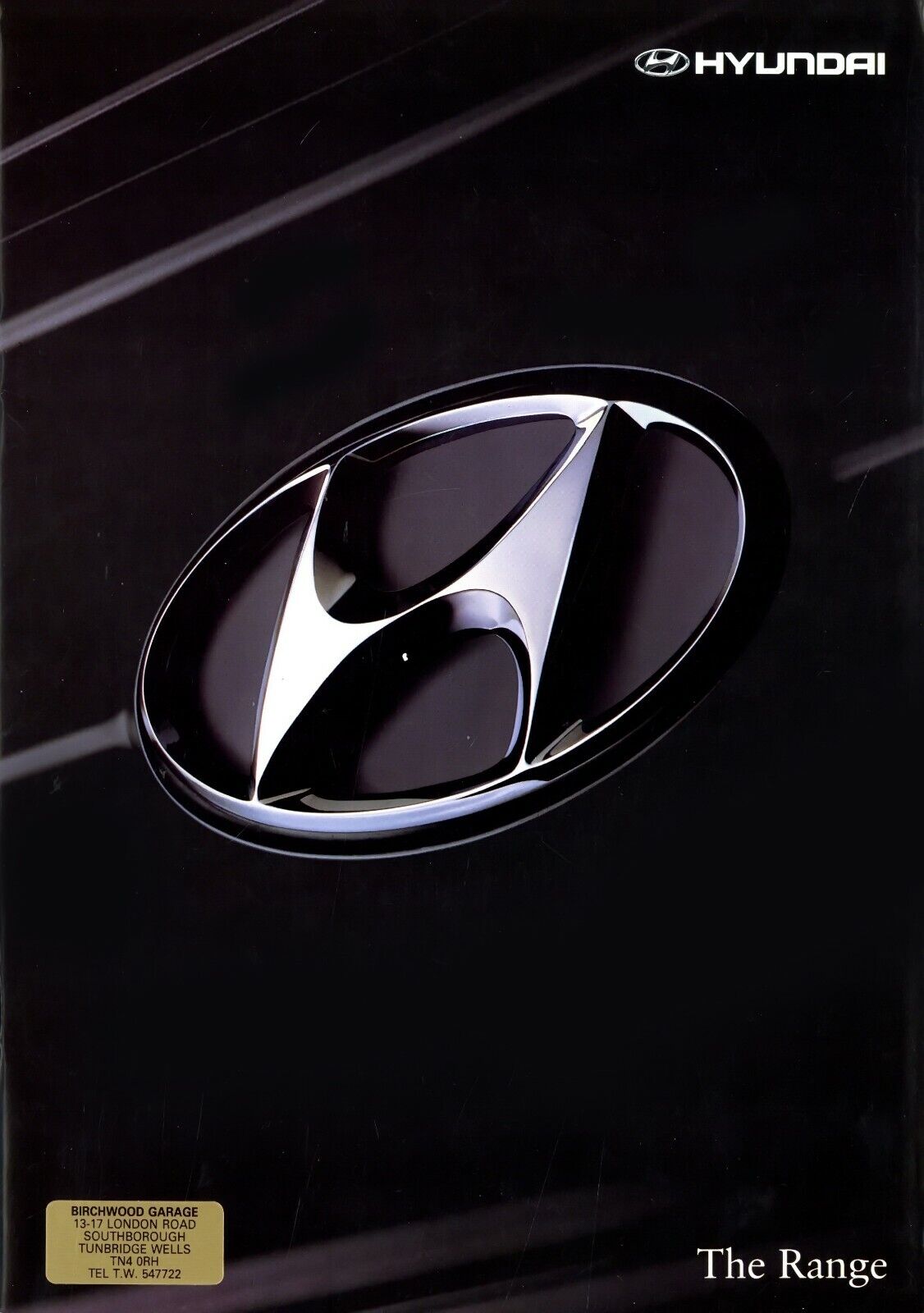 Hyundai brochure UK The trust Range 1992 X2 S Quality inspection broszura Lantra