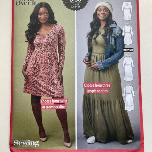 Simply Sewing Pattern UNCUT Dress Top Skirt Trousers Bag Craft Pattern NEW R300 - Picture 120 of 198