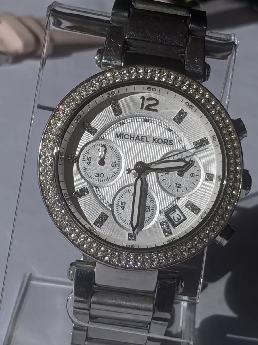 Michael Kors Watch Chronograph MK-5353 Runs &amp; Looks Fantastic |