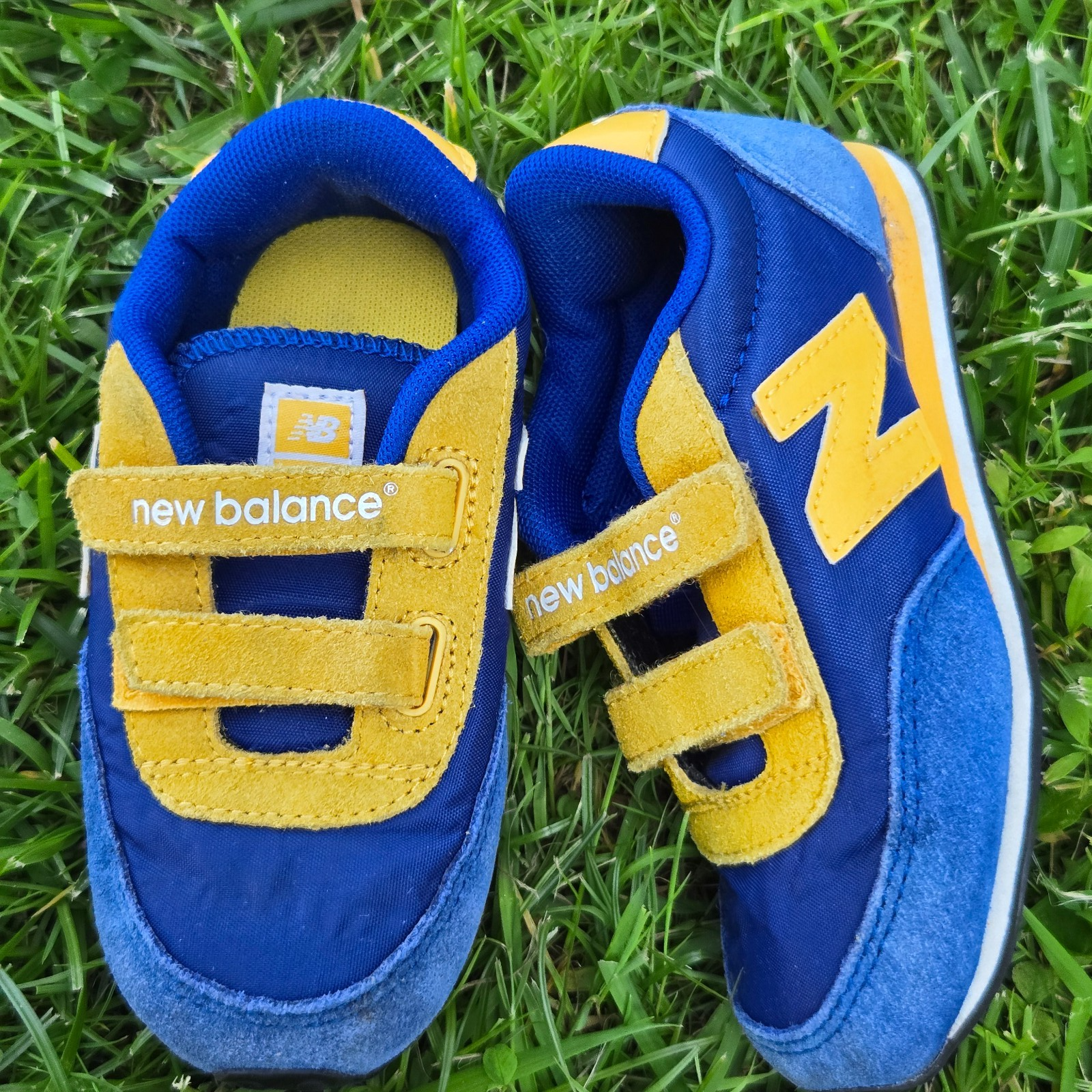 SAOLA Scarpe da tennis New Balance taglia 8 blu giallo