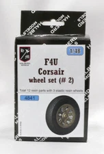 F4U Corsair Halberd Models wheels set #2 1/48 kit