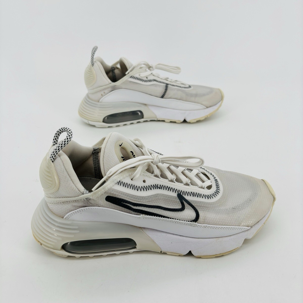 Womens 9 Nike Air Max 2090 Running Shoes White CK2612-100