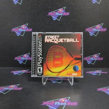 Street Racquetball PS1 Playstation 1 + Reg Card Complete  - 1 Year Warranty EX..
