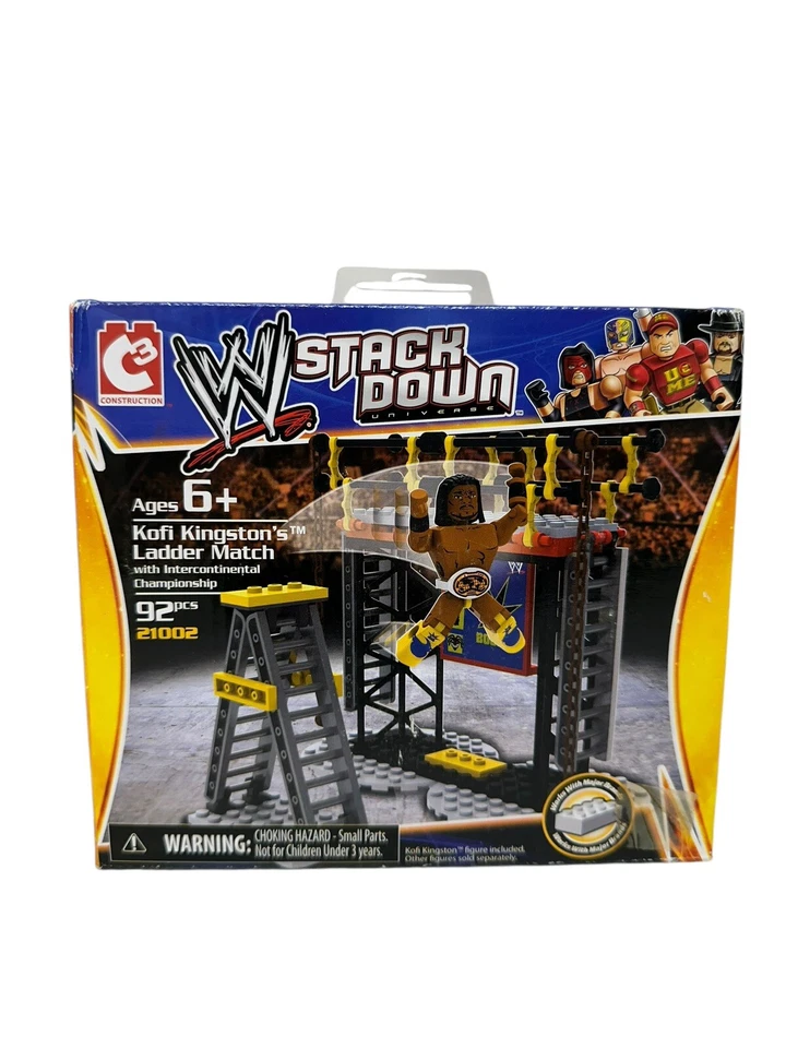 WWE Stackdown Undertaker's Entrance Wrestling Kofi Kingston Ladder Building Bloc - Image 3 of 4