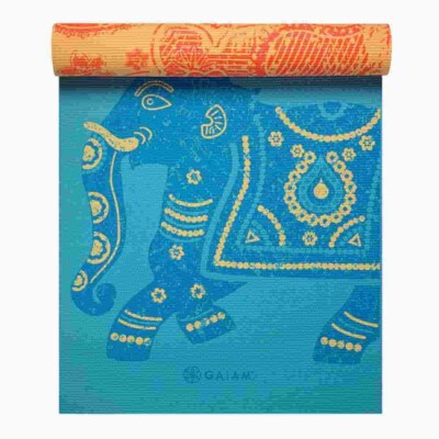 GAIAM Yoga Matte türkis/orange 6 mm
