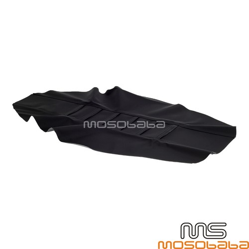 Ribbed Gripper Seat Cover Black Universal For WRF YZF CRF KLX DR RMZ 250 350 450 - Picture 5 of 9