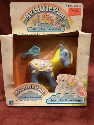 G1 My Little Pony Original Box 1988 Brilliant  Blossom, Never Opened, NM