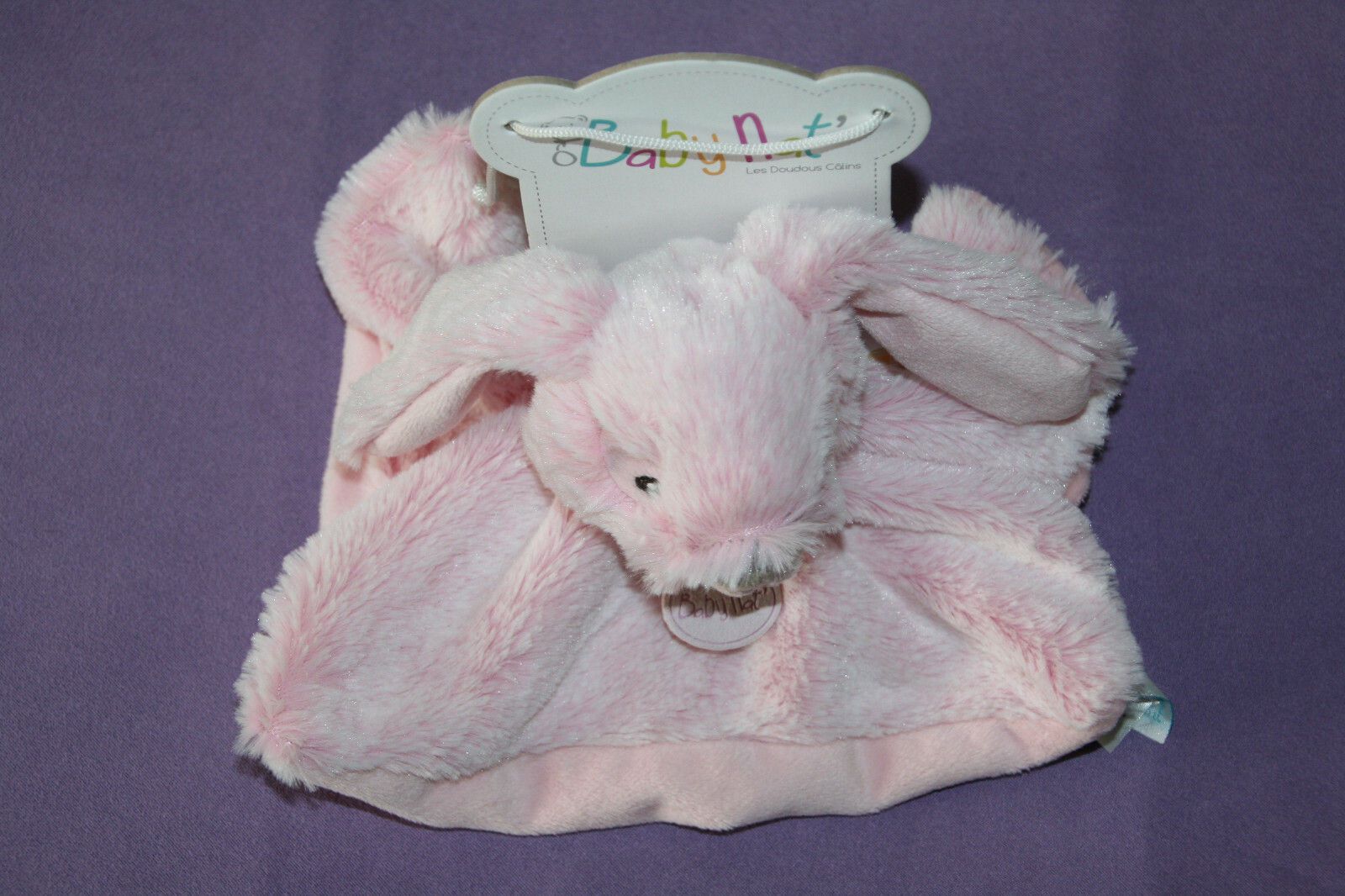 Pantin Avec Doudou Lapin Nougat De Babynat Sur Allobébé