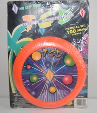 Frisbee Imperial Toy Corp No Slip Grip 1995 Totally Colorful Disc Neon Vintage