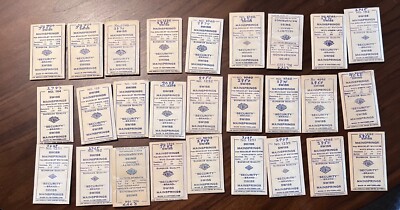 Lot of 27 Newall Security Swiss Mainsprings Pocket & Bracelet Watch Repair