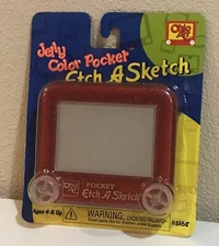 2002 Vintage Pocket Etch A Sketch Toy Jelly Color #5168 Ohio Art 3-1/2”x4” NEW
