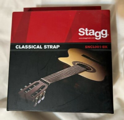 Stagg Classic Strap   Black, Nylon