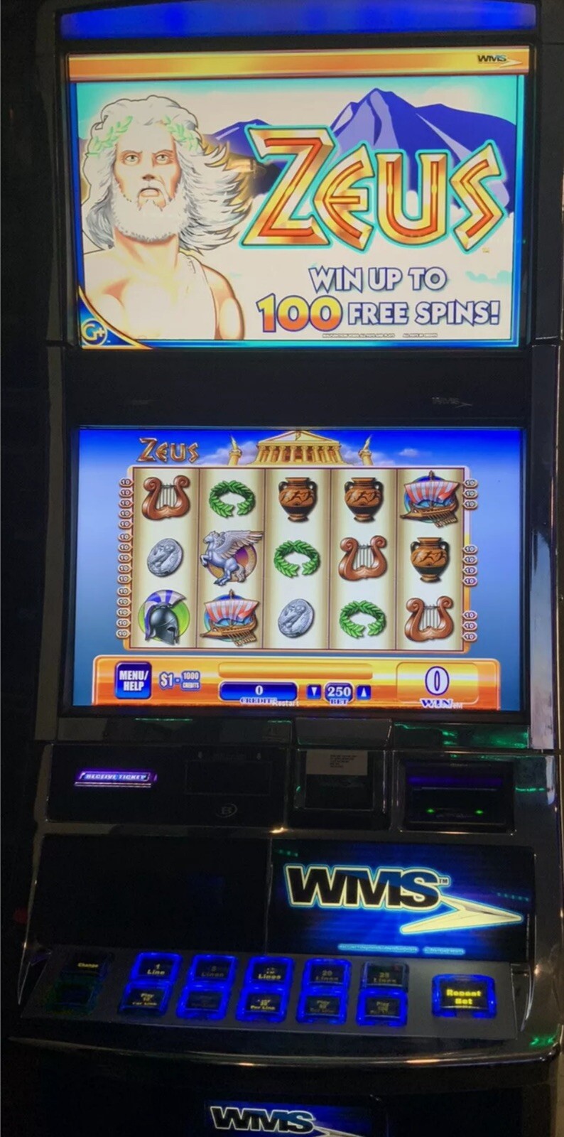 WMS ZEUS BB1 BB2 SLOT GAME SOFTWARE WILLIAMS BLUEBIRD | eBay