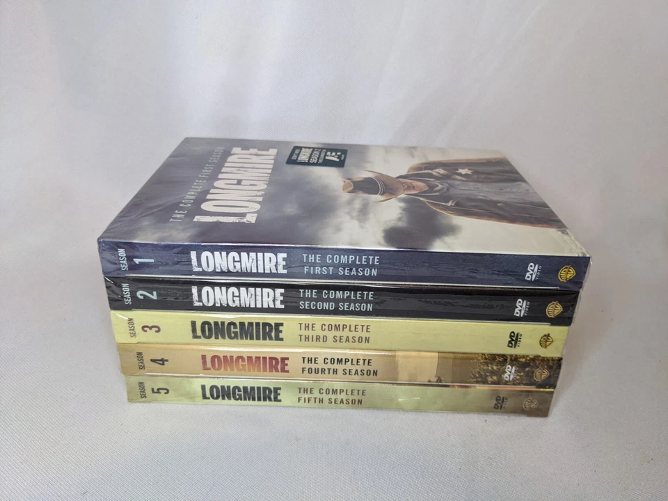 LONGMIRE Seasons 1-5 DVD Sealed Season 1 2 3 4 5 USA Crime Drama Wyoming 2012 - Image 3 of 4
