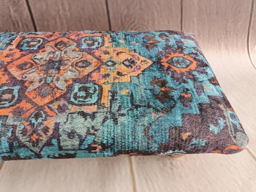 Upholstered bed step Bohemian bench Footstool bench Couch table Short bench - Picture 11 of 12