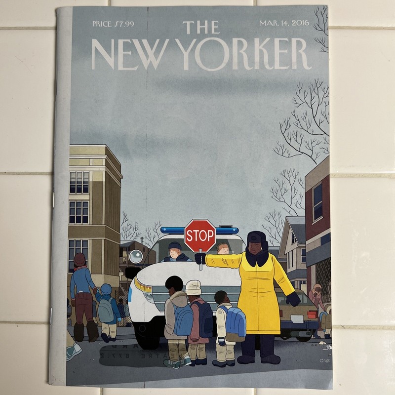 New Yorker Magazine - March 14, 2016 “Stop”on Cover Ann Beattie Fiction
