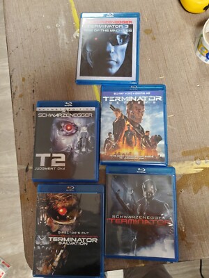 The Terminator Blu Ray Lot T2 Judgment Day Rise Of The Machines Salvation
