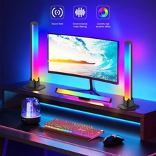 Smart Gaming Light RGB LED Symphony Sound Control 2 sets 4 lights